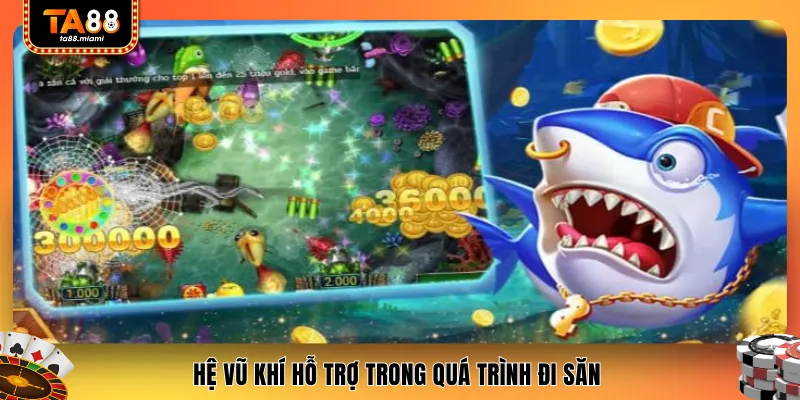 Hệ vũ khí hỗ trợ trong quá trình đi săn